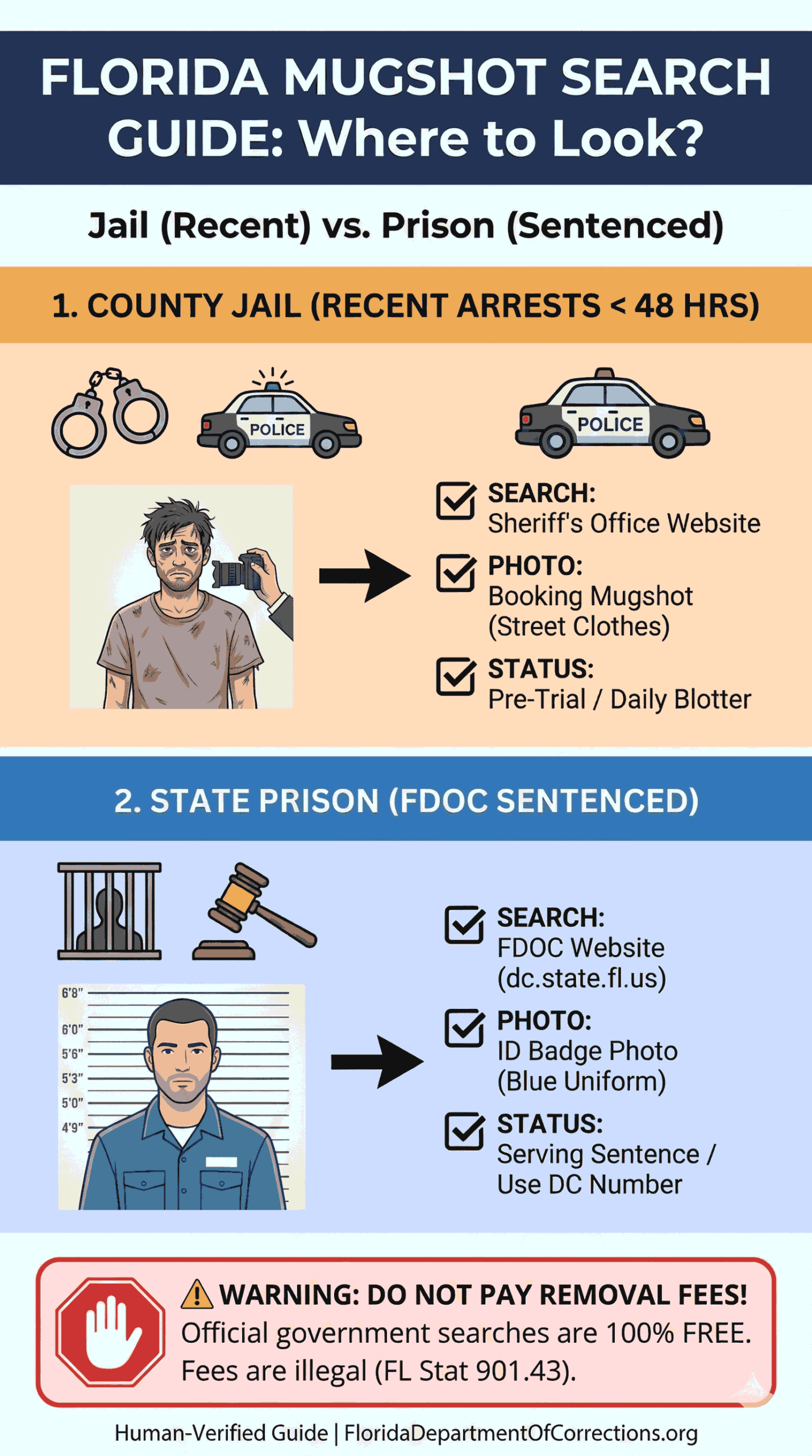 Florida Department of Corrections Mugshots